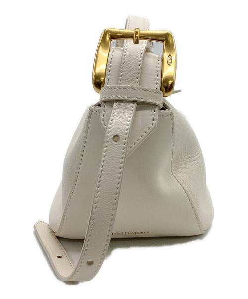 J&M DAVIDSON（ジェイ＆エム デヴィッドソン）J&M DAVIDSON (ジェイ＆エム デヴィッドソン) QUIVER ZIP（クイバー ジップ）2WAYバッグ アイボリーの古着・服飾アイテム