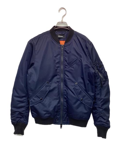 DIESEL（ディーゼル）DIESEL (ディーゼル) フライトジャケット ネイビー サイズ:Sの古着・服飾アイテム