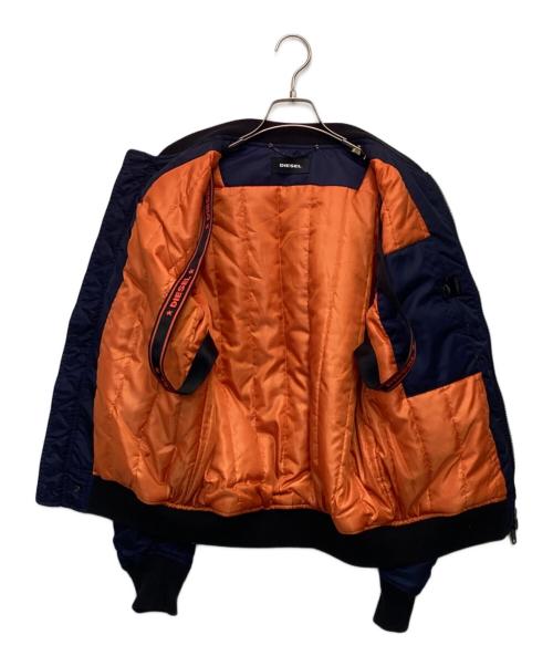 DIESEL（ディーゼル）DIESEL (ディーゼル) フライトジャケット ネイビー サイズ:Sの古着・服飾アイテム