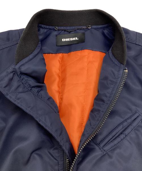 DIESEL（ディーゼル）DIESEL (ディーゼル) フライトジャケット ネイビー サイズ:Sの古着・服飾アイテム