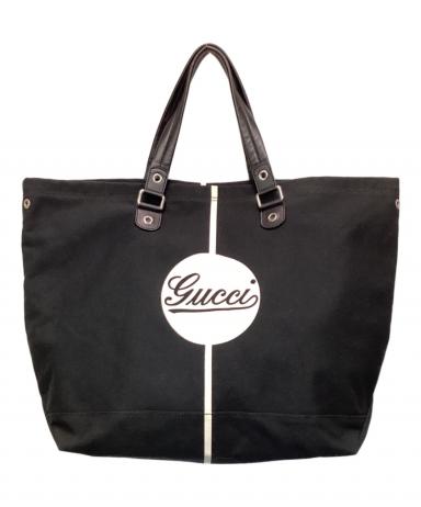 中古・古着通販】GUCCI (グッチ) キャンバス ラージトートバッグ