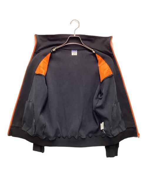 adidas（アディダス）adidas (アディダス) トラックジャケット ブラック×オレンジ サイズ:3の古着・服飾アイテム