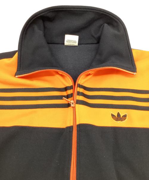 adidas（アディダス）adidas (アディダス) トラックジャケット ブラック×オレンジ サイズ:3の古着・服飾アイテム