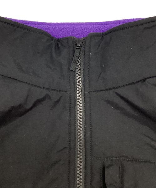 THE NORTH FACE（ザ ノース フェイス）THE NORTH FACE (ザ ノース フェイス) Denali Jacket（デナリジャケット） ブラック×パープル サイズ:XLの古着・服飾アイテム