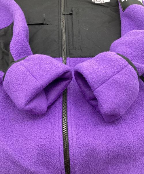 THE NORTH FACE（ザ ノース フェイス）THE NORTH FACE (ザ ノース フェイス) Denali Jacket（デナリジャケット） ブラック×パープル サイズ:XLの古着・服飾アイテム