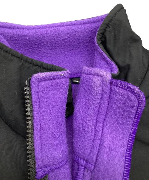 THE NORTH FACE（ザ ノース フェイス）THE NORTH FACE (ザ ノース フェイス) Denali Jacket（デナリジャケット） ブラック×パープル サイズ:XLの古着・服飾アイテム