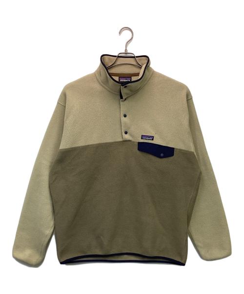 Patagonia（パタゴニア）Patagonia (パタゴニア) ライトウェイト・シンチラ・スナップT・プルオーバー カーキ サイズ:Lの古着・服飾アイテム