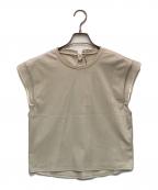 TANAKADAISUKE×STUDIOUSタナカダイスケ×ステュディオス）の古着「別注China ribbon no sleeve T-shirt（チャイナ リボン ノースリーブ Tシャツ）」｜アイボリー