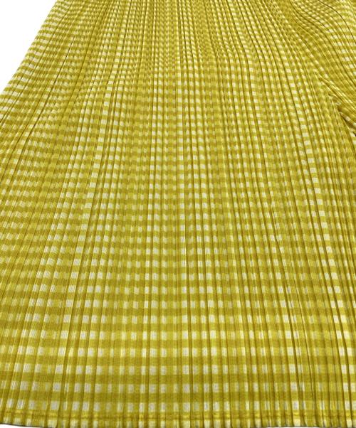 PLEATS PLEASE（プリーツプリーズ）PLEATS PLEASE (プリーツプリーズ) プリーツショートパンツ イエロー サイズ:3の古着・服飾アイテム