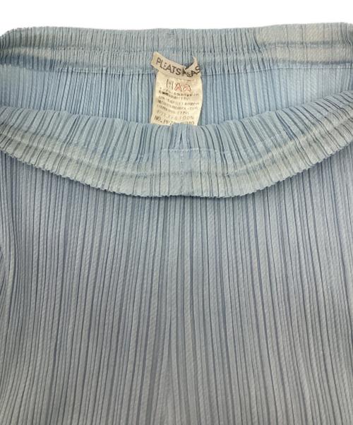 PLEATS PLEASE（プリーツプリーズ）PLEATS PLEASE (プリーツプリーズ) プリーツショートパンツ ライトブルー サイズ:3の古着・服飾アイテム