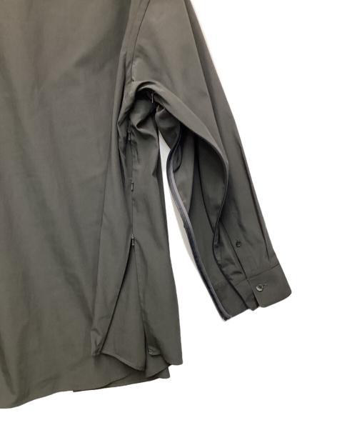 Graphpaper（グラフペーパー）Graphpaper (グラフペーパー) is-ness (イズネス) Ventilation Long Sleeve Shirt（ベンチレーション ロング スリーブ シャツ） グレー サイズ:ONE SIZEの古着・服飾アイテム