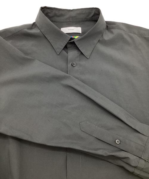 Graphpaper（グラフペーパー）Graphpaper (グラフペーパー) is-ness (イズネス) Ventilation Long Sleeve Shirt（ベンチレーション ロング スリーブ シャツ） グレー サイズ:ONE SIZEの古着・服飾アイテム