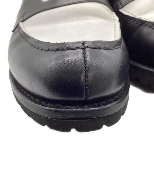 Jalan Sriwijaya（ジャランスリウァヤ）Jalan Sriwijaya (ジャランスリウァヤ) Garuda（ガルーダ）ローファー ブラック×ホワイト サイズ:9 1/2の古着・服飾アイテム