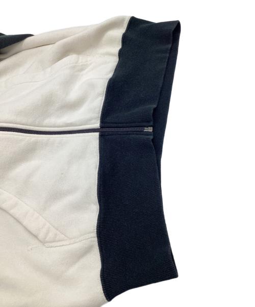 Hysteric Glamour（ヒステリックグラマー）Hysteric Glamour (ヒステリックグラマー) ジップパーカー ホワイト×ブラック サイズ:FREEの古着・服飾アイテム