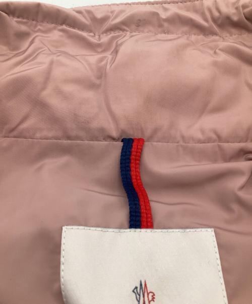 MONCLER（モンクレール）MONCLER (モンクレール) MALACHITE GIUBBOTTO（マラカイト ジュボット） ピンク サイズ:5の古着・服飾アイテム