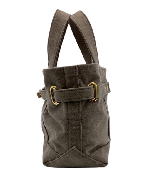 SITA PARANTICA（シータパランティカ）SITA PARANTICA (シータパランティカ) Ultrasuede カナグツキミニトートバッグ ブラウンの古着・服飾アイテム