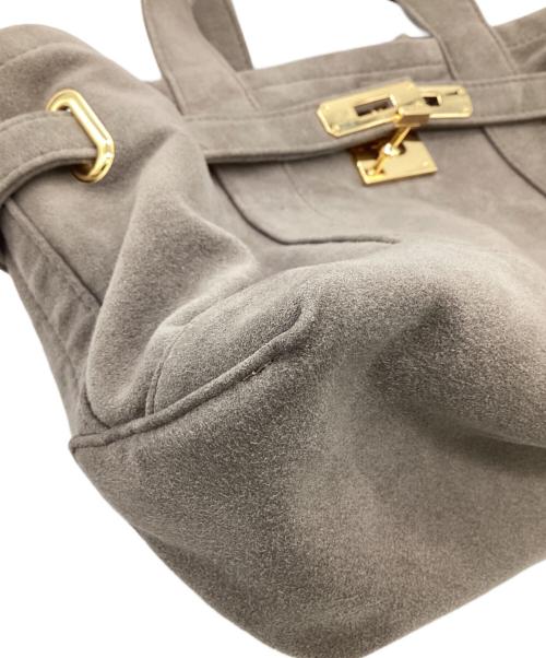 SITA PARANTICA（シータパランティカ）SITA PARANTICA (シータパランティカ) Ultrasuede カナグツキミニトートバッグ ブラウンの古着・服飾アイテム