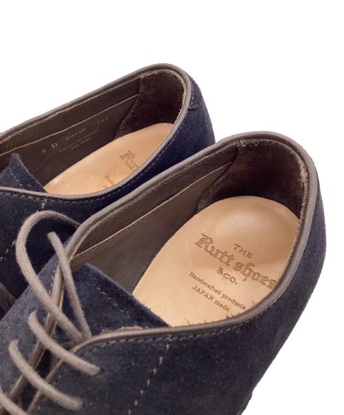 THE RUTT SHOES & Co.（ラッド シューズ）THE RUTT SHOES & Co. (ラッド シューズ) SPLIT V TIP OX（スプリットVチップ） ダークネイビー サイズ:8Dの古着・服飾アイテム