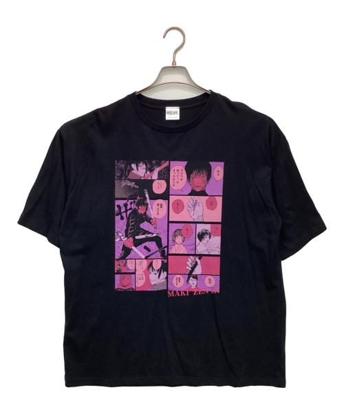 呪術廻戦（ジュジュツカイセン）呪術廻戦 (ジュジュツカイセン) 禪院真紀 HEROES ビッグシルエットTシャツ ブラック×ピンク サイズ:表記無の古着・服飾アイテム