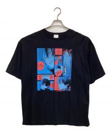 僕のヒーローアカデミア（ボクノヒーローアカデミア）の古着「轟焦凍 HEROES ビッグシルエットTシャツ」｜ブラック×ブルー