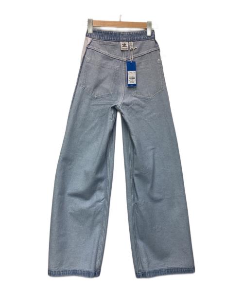 adidas（アディダス）adidas (アディダス) デニム ラインストーン パンツ インディゴ サイズ:XSの古着・服飾アイテム