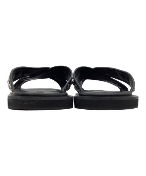 JIMMY CHOO（ジミーチュウ）JIMMY CHOO (ジミーチュウ) サンダル ブラック サイズ:41の古着・服飾アイテム