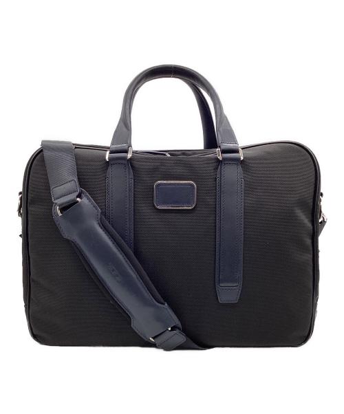 TUMI（トゥミ）TUMI (トゥミ) デラックス・ラップトップ・ブリーフ ブラック×ネイビーの古着・服飾アイテム