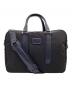 TUMI（トゥミ）の古着「デラックス・ラップトップ・ブリーフ」｜ブラック×ネイビー