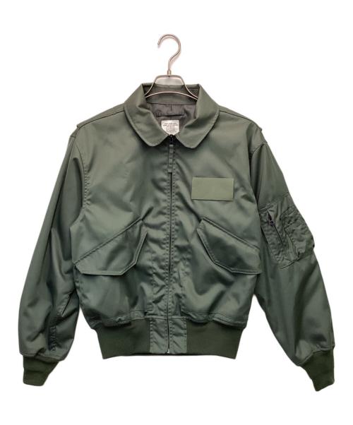 HOUSTON（ヒューストン）HOUSTON (ヒューストン) NOMEX® CWU-36P FLIGHT JACKET /  シーダブルユー36P ノーメックス フライトジャケット グリーン サイズ:MEDIUMの古着・服飾アイテム