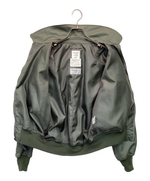 HOUSTON（ヒューストン）HOUSTON (ヒューストン) NOMEX® CWU-36P FLIGHT JACKET /  シーダブルユー36P ノーメックス フライトジャケット グリーン サイズ:MEDIUMの古着・服飾アイテム