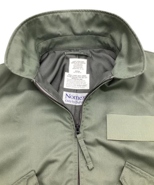 HOUSTON（ヒューストン）HOUSTON (ヒューストン) NOMEX® CWU-36P FLIGHT JACKET /  シーダブルユー36P ノーメックス フライトジャケット グリーン サイズ:MEDIUMの古着・服飾アイテム