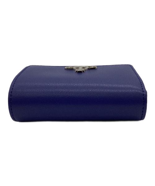 Vivienne Westwood（ヴィヴィアンウエストウッド）Vivienne Westwood (ヴィヴィアンウエストウッド) HAMPTON FLAP COIN PURSE（ハンプトン フラップ コイン パース） ブルーの古着・服飾アイテム