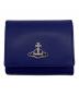 Vivienne Westwood（ヴィヴィアンウエストウッド）の古着「HAMPTON FLAP COIN PURSE（ハンプトン フラップ コイン パース）」｜ブルー