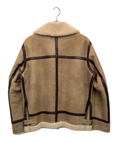 quattrocchi（クアトロッキ）quattrocchi (クアトロッキ) International Gallery BEAMS (インターナショナルギャラリービームス) ムートンジャケット ライトブラウン サイズ:50の古着・服飾アイテム