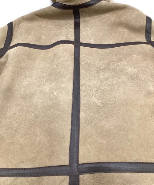 quattrocchi（クアトロッキ）quattrocchi (クアトロッキ) International Gallery BEAMS (インターナショナルギャラリービームス) ムートンジャケット ライトブラウン サイズ:50の古着・服飾アイテム