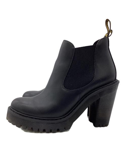 Dr.Martens（ドクターマーチン）Dr.Martens (ドクターマーチン) HURSTON（ハーストン）サイドゴアブーツ ブラック サイズ:UK4の古着・服飾アイテム
