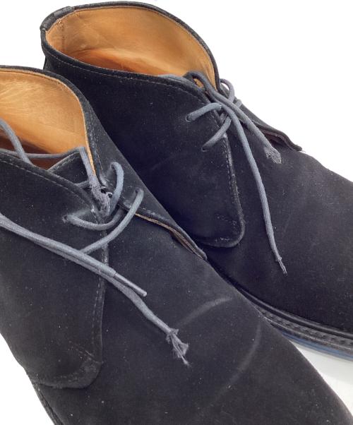 mark mcnairy（マーク マクナイリー）mark mcnairy (マーク マクナイリー) チャッカーブーツ ブラック サイズ:GB8の古着・服飾アイテム