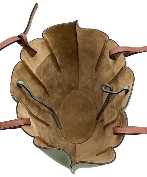 LOEWE（ロエベ）LOEWE (ロエベ) シェルトートバッグスモール グリーンの古着・服飾アイテム