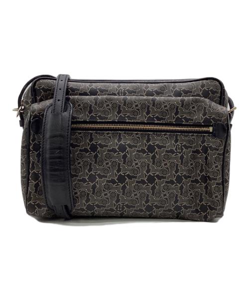 CELINE（セリーヌ）CELINE (セリーヌ) 馬車柄 ショルダーバッグ ブラックの古着・服飾アイテム