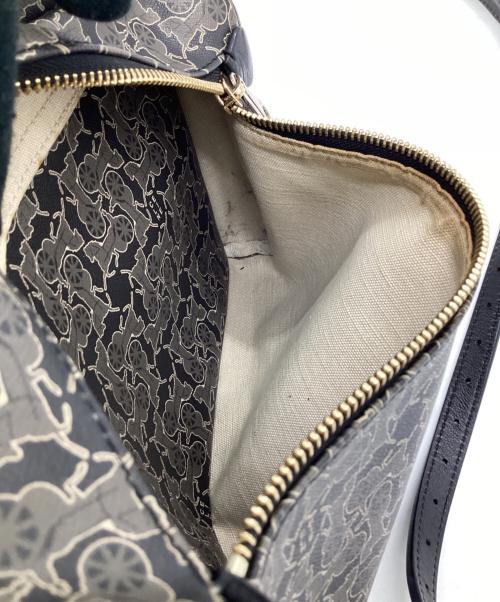 CELINE（セリーヌ）CELINE (セリーヌ) 馬車柄 ショルダーバッグ ブラックの古着・服飾アイテム