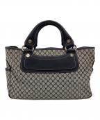 CELINEセリーヌ）の古着「マカダム ブギーバッグ」｜グレー×ブラック