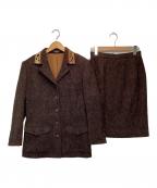 LEONARD FASHIONレオナールファッション）の古着「セットアップ」｜ブラウン