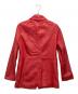 MaxMara (マックスマーラ) レザージャケット レッド サイズ:42：15000円
