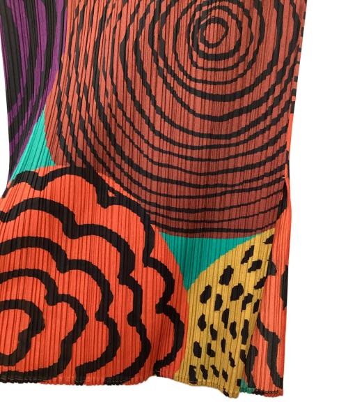 PLEATS PLEASE（プリーツプリーズ）PLEATS PLEASE (プリーツプリーズ) ノースリーブカットソー マルチカラー サイズ:03の古着・服飾アイテム