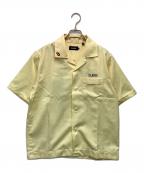 X-LARGEエクストララージ）の古着「OPEN COLLAR CASINO SHIRT（オープンカラー カジノ シャツ）」｜イエロー