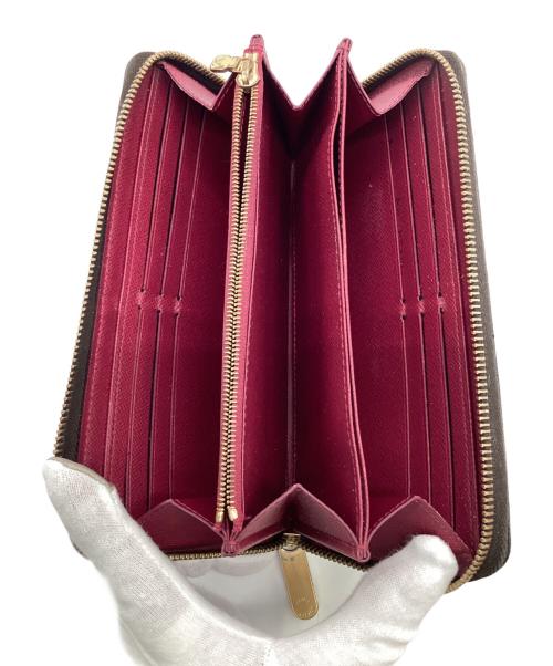 LOUIS VUITTON（ルイ ヴィトン）LOUIS VUITTON (ルイ ヴィトン) モノグラムフューシャ ジッピーウォレット ブラウンの古着・服飾アイテム