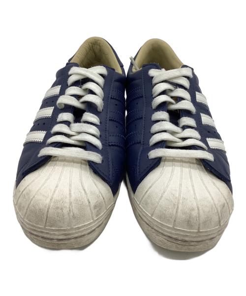 adidas（アディダス）adidas (アディダス) TANY (タニー) SUPERSTAR 80s TANY（スーパースター 80s タニー） ネイビー サイズ:23.5㎝の古着・服飾アイテム