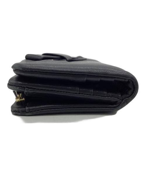 LANVIN COLLECTION（ランバンコレクション）LANVIN COLLECTION (ランバンコレクション) 2つ折り財布 ブラックの古着・服飾アイテム