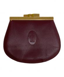 Cartier（カルティエ）の古着「がま口 コインケース」｜レッド