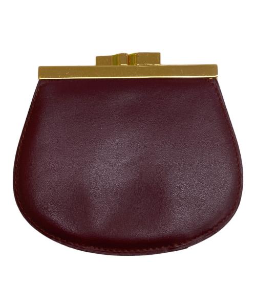 Cartier（カルティエ）Cartier (カルティエ) がま口 コインケース レッドの古着・服飾アイテム